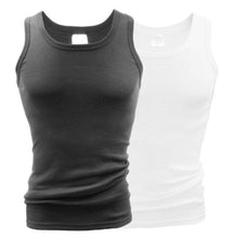 Load image into Gallery viewer, Mens Vest Tank Top, Combed Cotton, Stretch Fit - cottonpremierr

