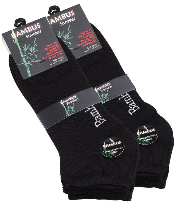 6 Pairs Unisex Bamboo Trainer Liner Socks - cottonpremierr
