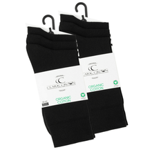 Load image into Gallery viewer, Men&#39;s Organic Cotton Dress Socks GOTS Certified 3 pairs - cottonpremierr
