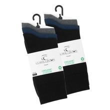 Load image into Gallery viewer, Men&#39;s Organic Cotton Dress Socks GOTS Certified 3 pairs - cottonpremierr
