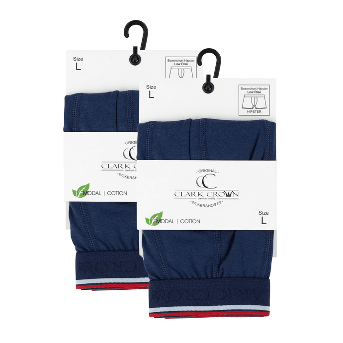 men's modal cotton blended underwear navy colour boxer trunks pants
